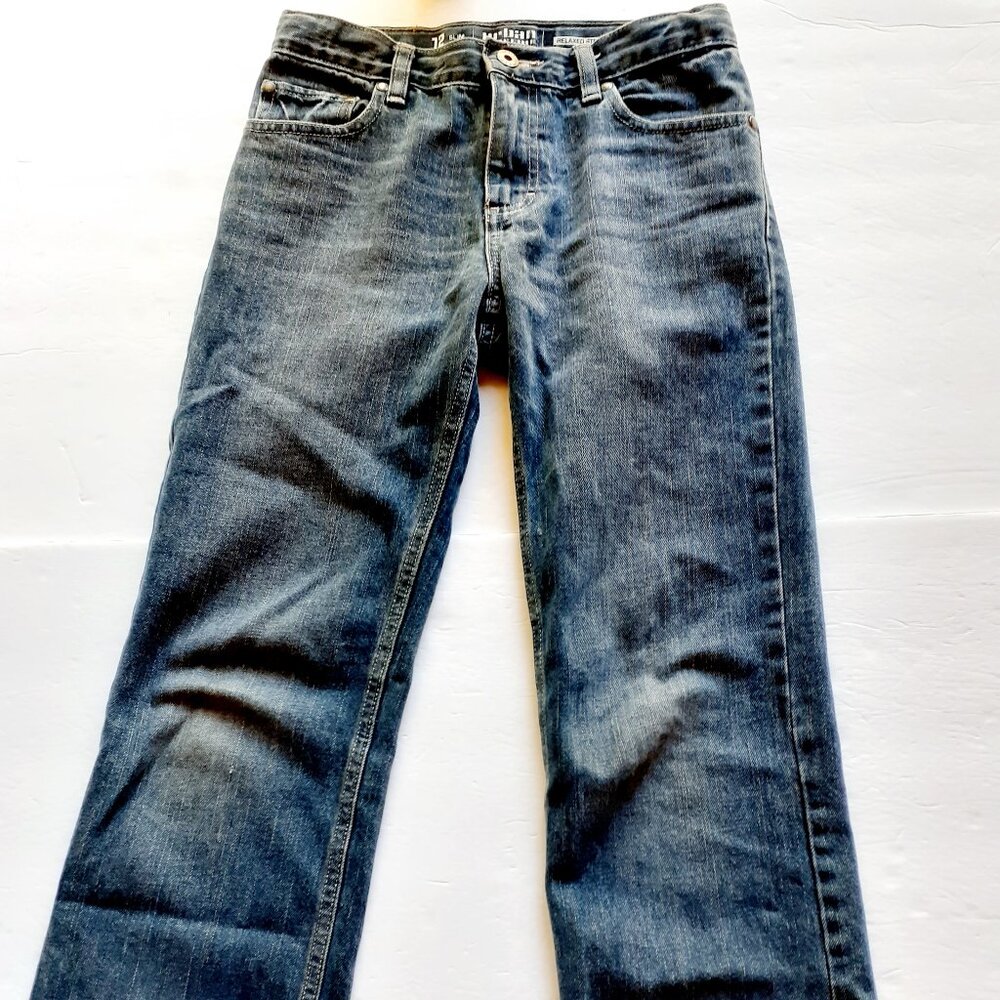 Urban Pipeline Boys Jeans Adjustable Waist Relaxed Straight Size 12 Slim